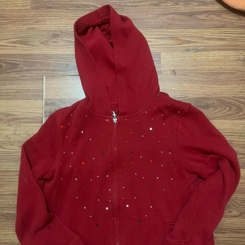 red zipup